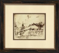 On Market Street ( Paris) 14W x 15.5H