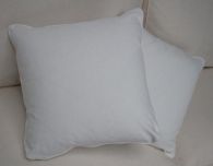 White Woven Pillow