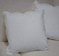White Microsuede Pillow
