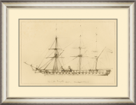 Danish Frigate 22W x 17H