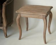 Limed Gray Oak End Table
