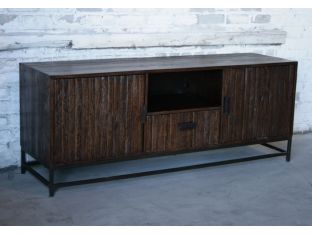 Rough-Hewn Plasma TV Console