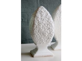 Blanc de Chine Coral Finial