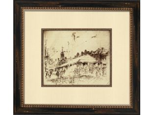 On Market Street ( Paris) 14W x 15.5H