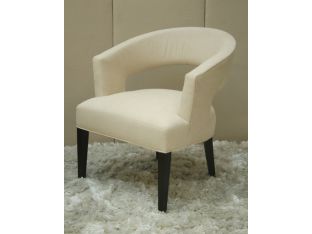 Modern Cream Cutout Chair