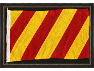 Nautical Flag Y 22.5W x 15.5H