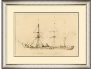 Danish Frigate 22W x 17H