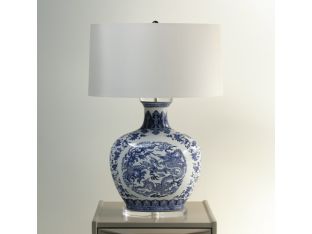 Dragon Porcelain Lamp