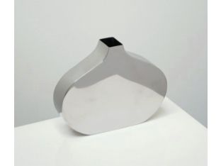 Small Polished Stainless Steel Vase