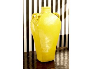 Ming Style Imperial Yellow Vase