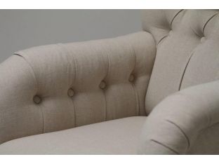 Linen Tufted Chair