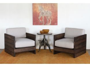 Oak Plank Arm Chair
