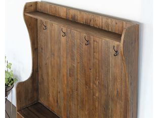 Concord Mudroom Bench in Bleached Pine