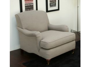 Mitchell Gold London Chair in Brighton Flint