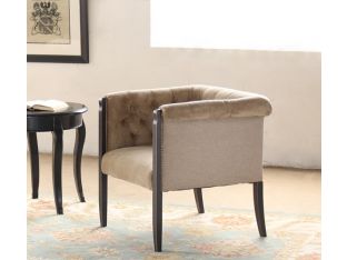 Tufted Deco Club Chair