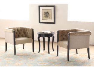 Tufted Deco Club Chair
