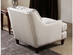 Contemporary Linen Club Chair