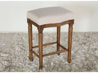 Natural Wood Backless Counter Stool