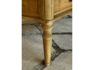 French Farmhouse Coffee Table in Bleached Pine