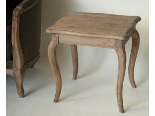 Limed Gray Oak End Table