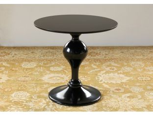 Mitchell Gold Tina Black Round End Table