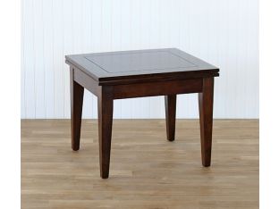 Dark Wooden End Table