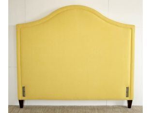 Lemon Yellow Queen Headboard