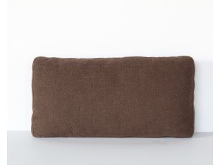Brown Rectangular Pillow