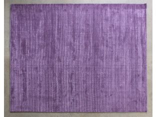 8' x 10' Hand-loomed Rug in Eggplant