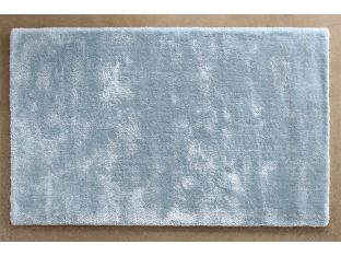 5X8 Ice Blue Hand-Tufted Plush Rug 
