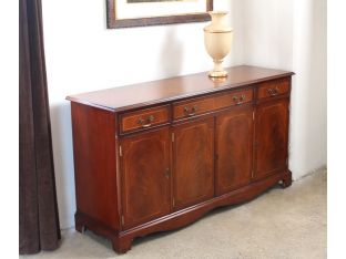 Mahogany Four Door Sideboard, Circa 1960