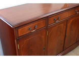Mahogany Four Door Sideboard, Circa 1960