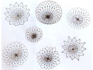 Set of 7 Assorted Wire Baskets