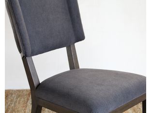 Burnt Oak Wingback Dining Chair