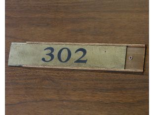 Door Tag Number 302