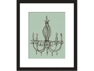 Chandelier on Celadon IV 28W x 32H