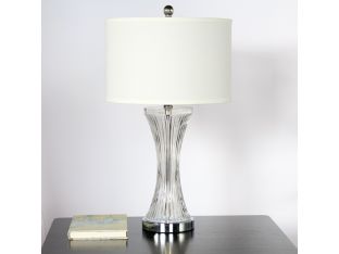 Clear Glass Table Lamp