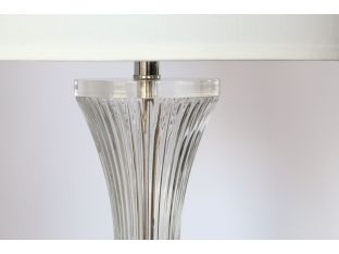 Clear Glass Table Lamp